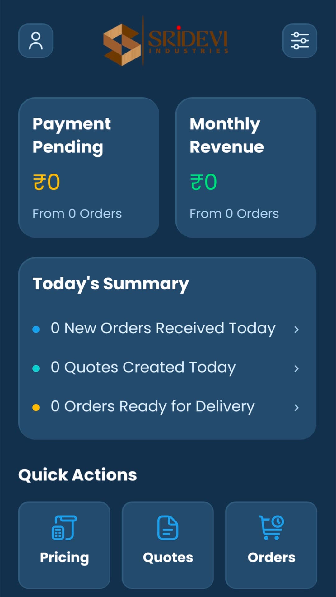 Sridevi Industries App